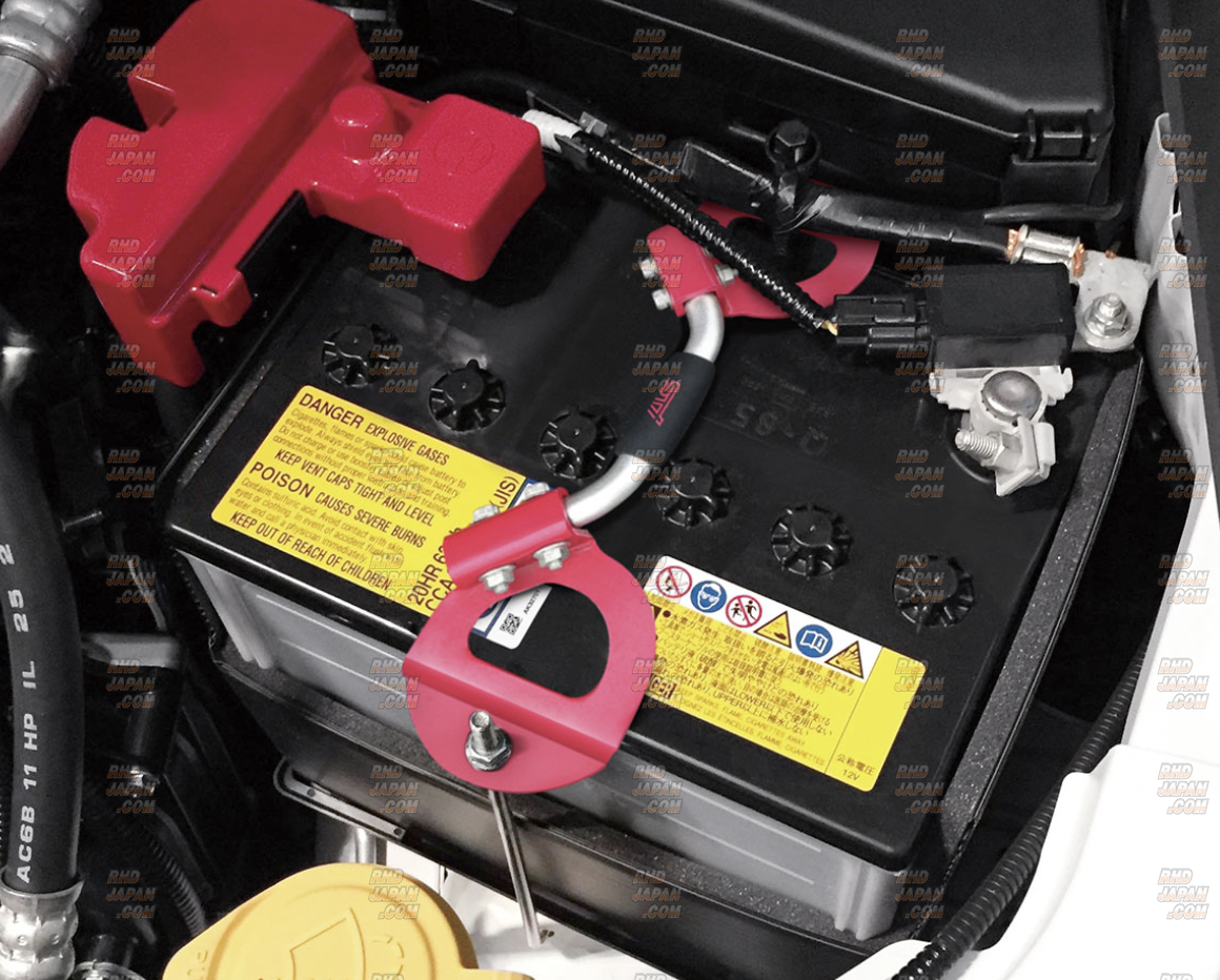 STI Battery Holder - Cherry Red - RHDJapan